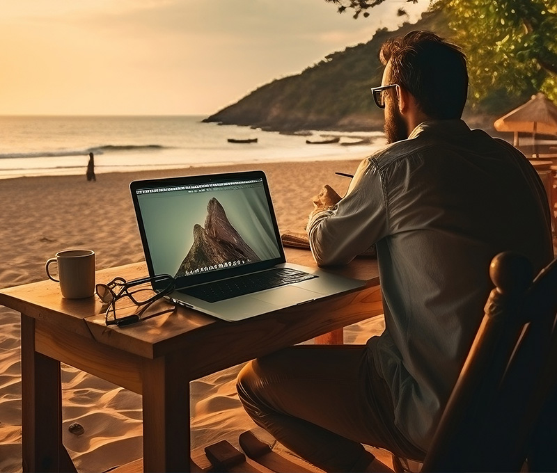 Sri Lanka Web Hosting Beach